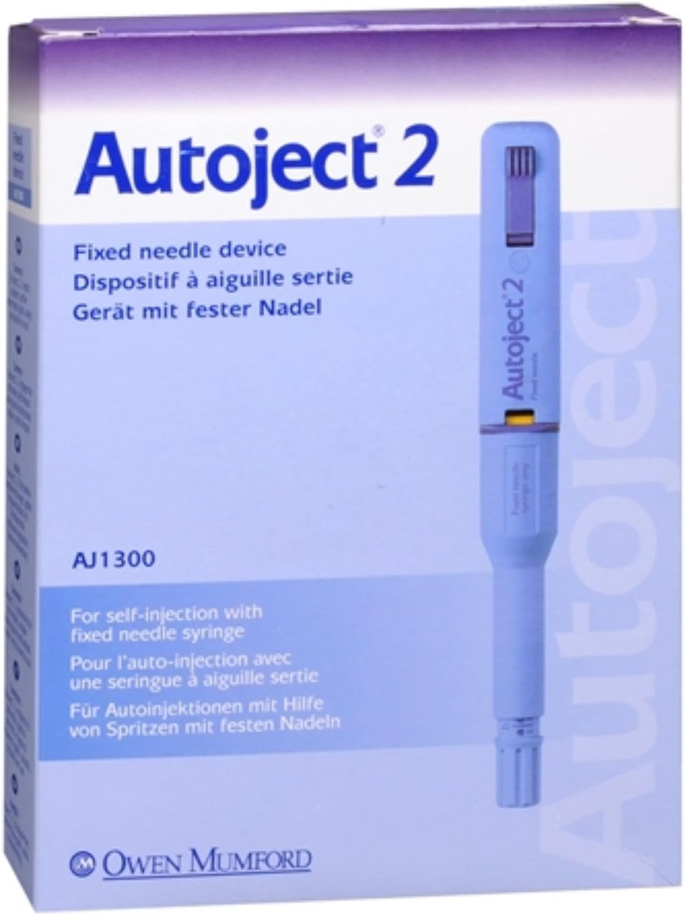 Autoject 2 Fixed Needle Device 1 Each (Pack of 1)