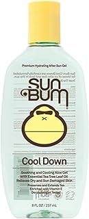 Sun Bum Cool Down Aloe Vera Gel | Vegan After Sun Care with Cocoa Butter to Soothe and Hydrate Sunburn Pain Relief | 8 oz