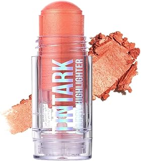 Chubby Cream Highlighter Stick for Face, Glitter Eyeshadow Makeup, Highlight Stick, Face Highlighters & Luminizers, Light Pink Peach Shimmer