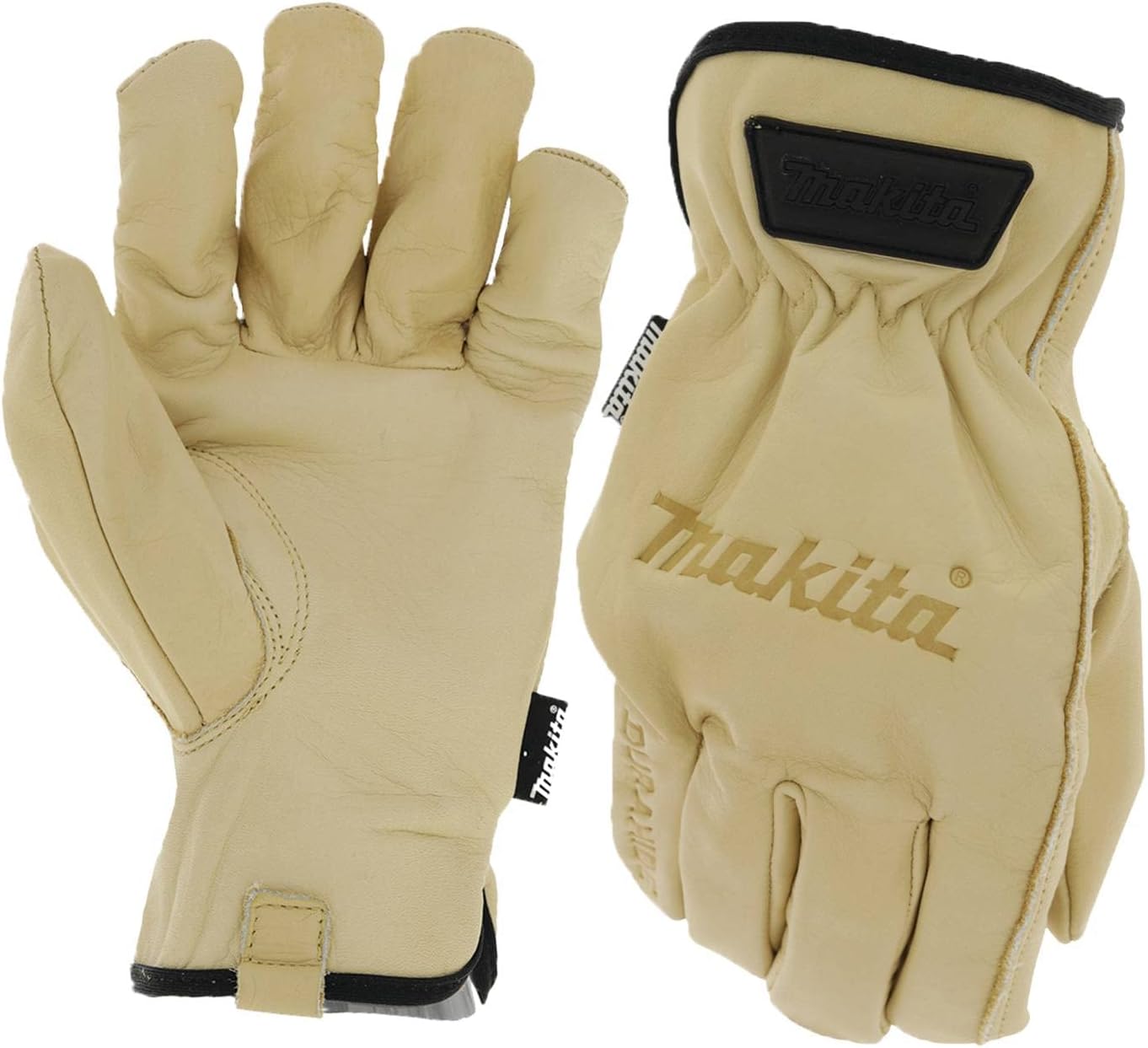 Makita T-04195 100% Genuine Leather Cow Driver Gloves