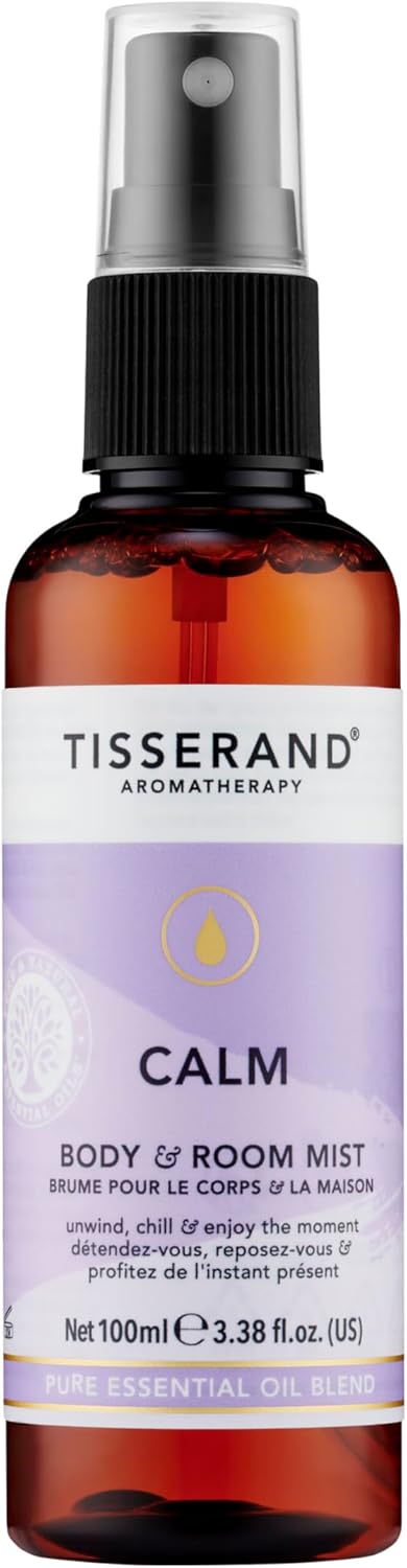 Tisserand Aromatherapy - MoodFix Body and Room Mist - Patchouli, Bergamot, and Lavender Essential Oil - 100% Natural Pure Essential Oils Blend - 100 ml