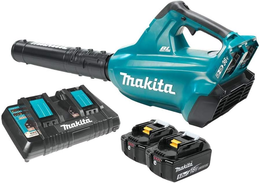 Makita XBU02PT 36V (18V X2) LXT® Brushless Blower Kit, Teal, (5.0Ah)
