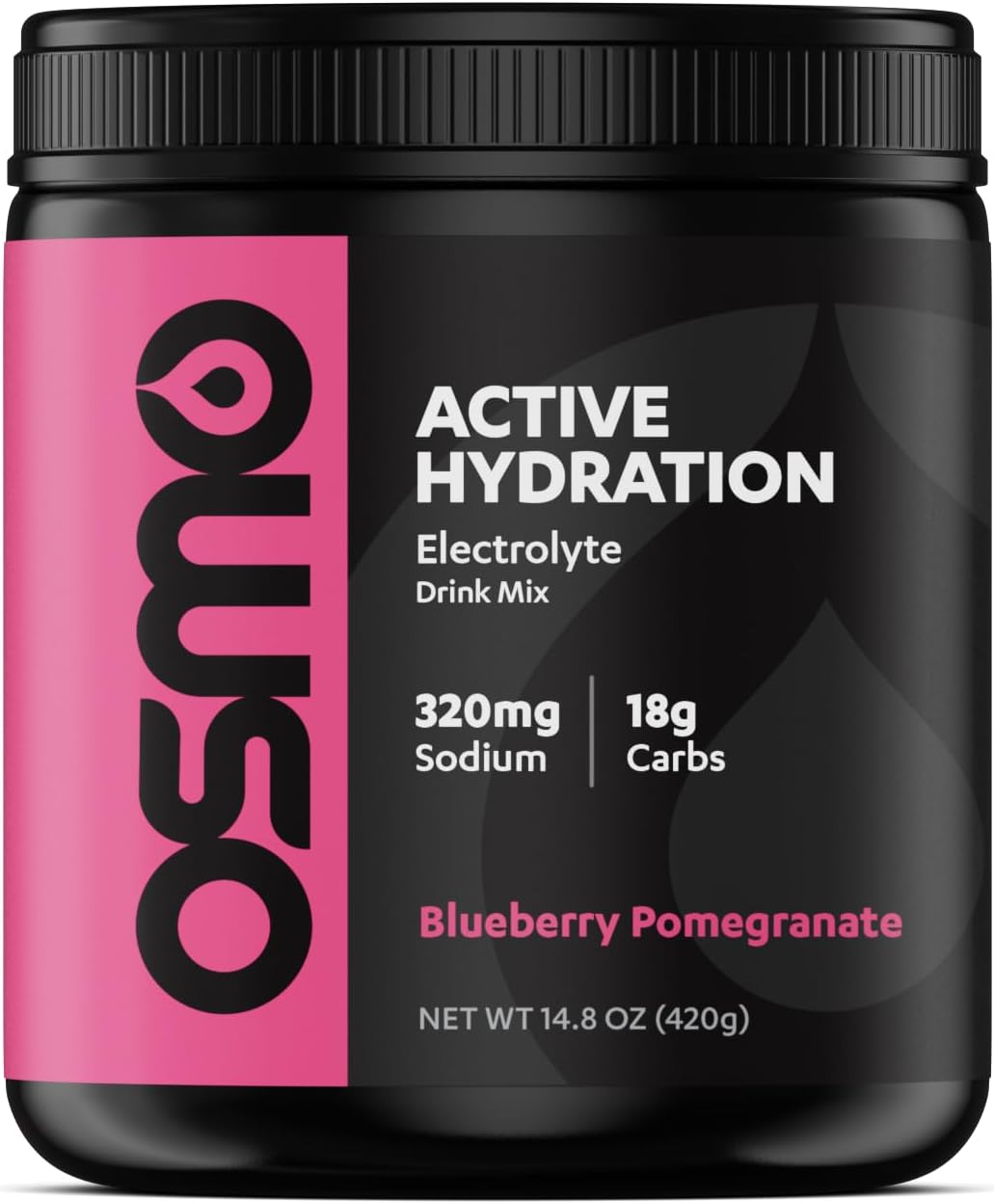 Osmo Active Hydration Electrolyte Powder (20 Servings) - Includes Sodium, Magnesium, Potassium, Carbs & Vitamins, Cane Sugar - All Natural Ingredients, 3X Faster Hydration, Boosts Power & Endurance