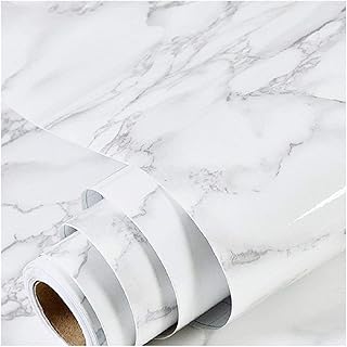 Marble Peel and Stick Wallpaper Granite Paper for Old Furniture Self Adhesive and Removable Cover Surfaces 17.7 inch x 78.7 inch Marble Paper Peel and Stick Easy to Apply