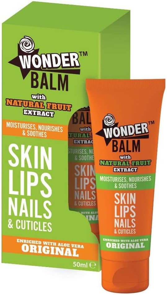 Wonder Balm - Hand Balm/Cream for Lips, Hands and Nails - enriched with Aloe Vera for dry skin50ml