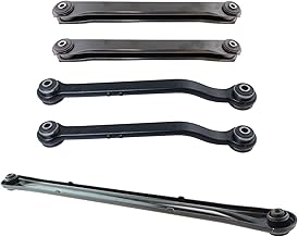 TRQ Rear Suspension Kit Control Arm Track Bar Compatible with 02-10 Cadillac 00-10 Chevrolet GMC