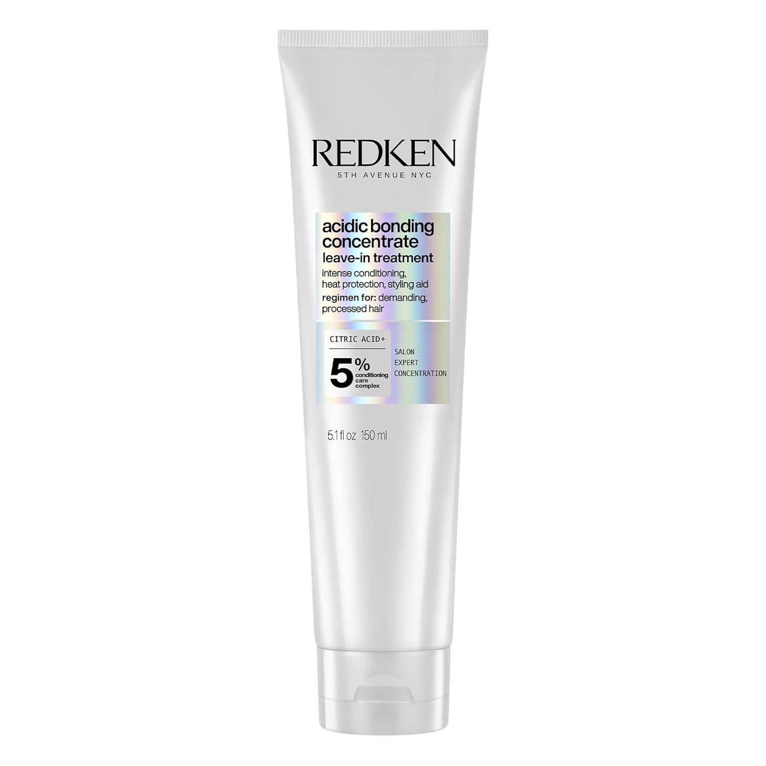 Redken Acidic Bonding Concentrate Leave In Conditioner - Hair Repair Treatment For Weak & Damaged Hair, Bond Building & Strengthening, Smooths & Provides Heat Protection