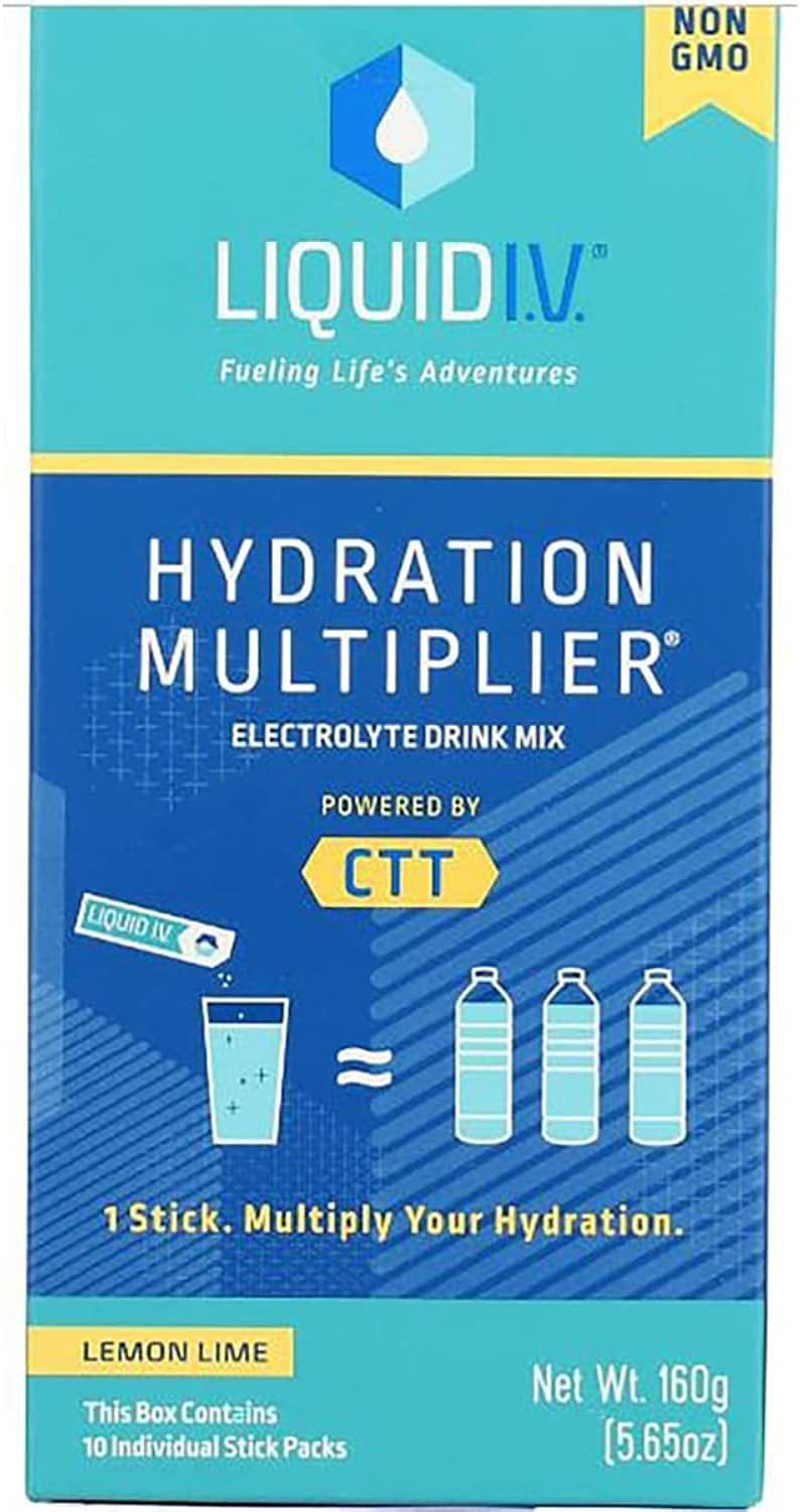 Liquid Iv Hydration Lemon Lime 10 Count 5.65 OZ