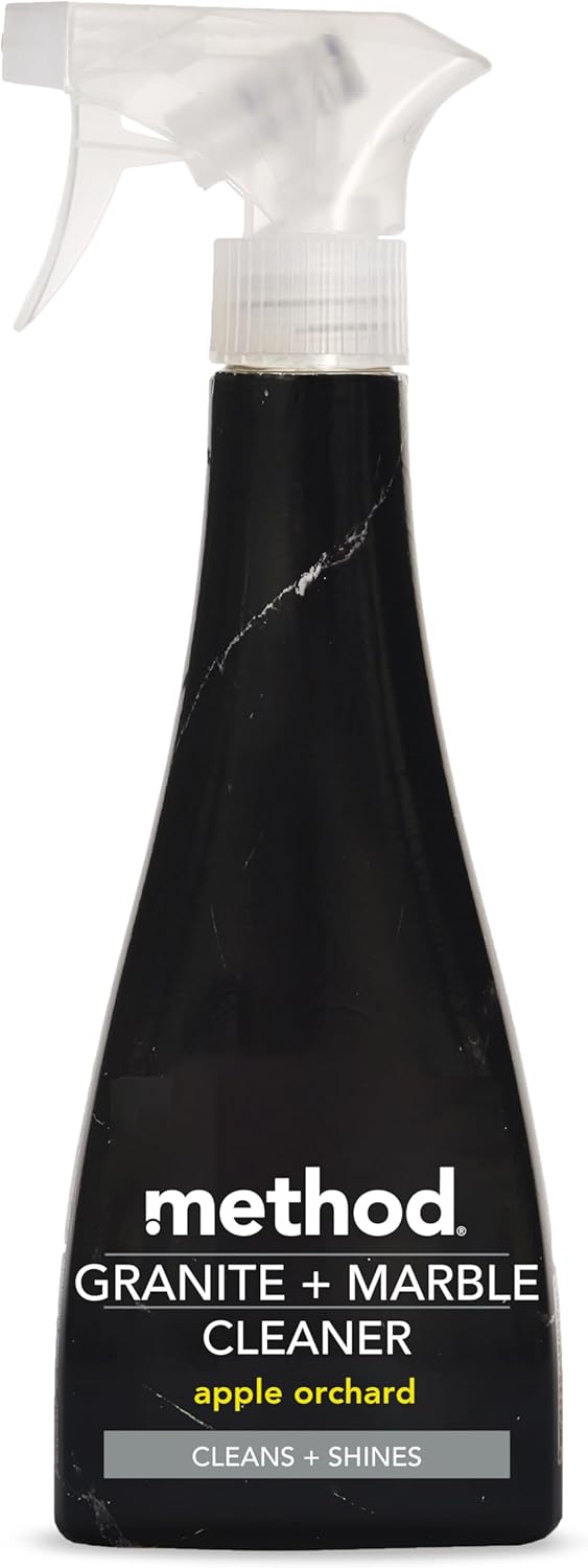 Method Surface Cleaner, For Granite & Marble, Non-Abrasive Cleaning Spray, Gently Cleans and Shines, Pack of 1, 354 ml
