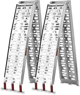 ATV Ramps for Pickup Trucks 7.5 FT Aluminum Portable Ramps 1500 Lbs Capacity,2PC.
