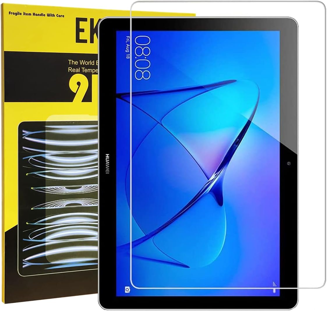 Huawei Tempered Glass - Premium Clear Screen Protectors for MediaPad T3 10 / T3 9.6 inch Tablet