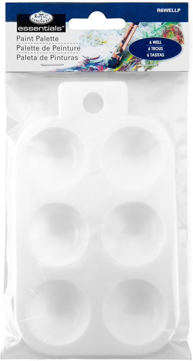 Royal & Langnickel paint palette 6 well