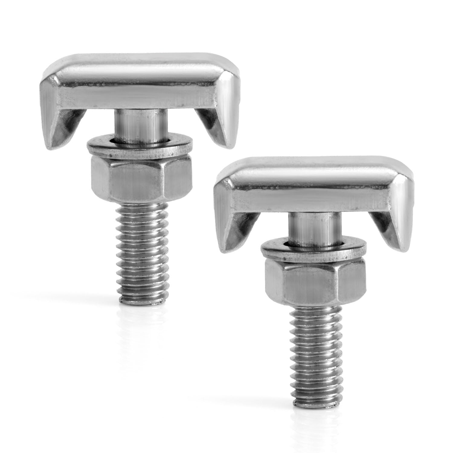 2pcs Battery Terminal Bolt, Battery Terminal T-Bolt Stainless Steel Battery Terminal Nuts Replacement Car Battery Cable Bolt for GM 19116852 VW6X0-915-138 BMW 61128373946 DORMAN 64740