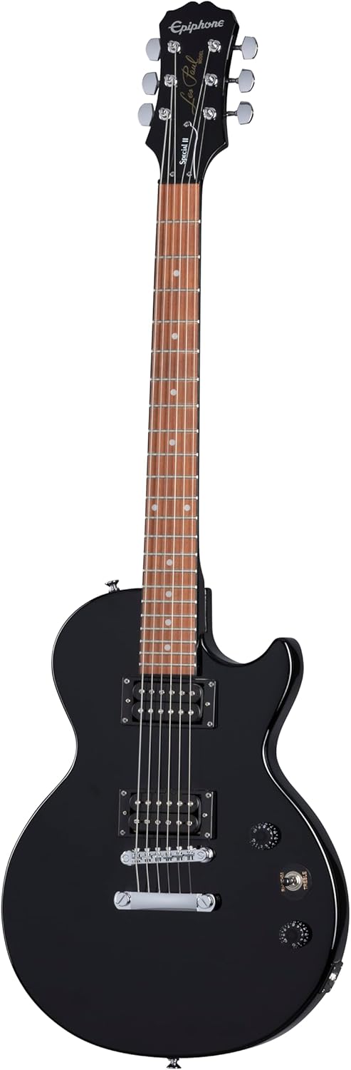 Epiphone Les Paul Special-II E1 Electric Guitar, Ebony