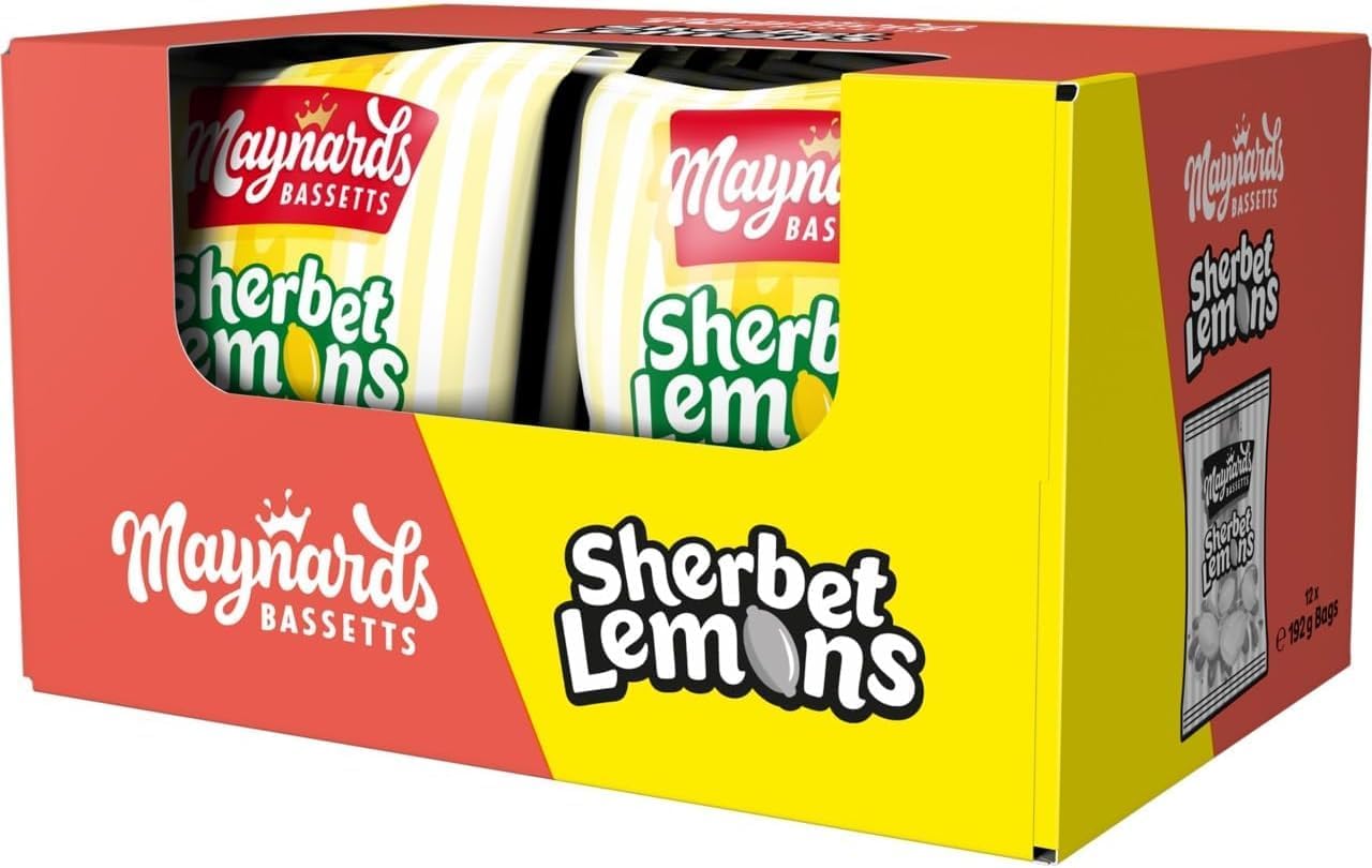 Maynard Sherbet Lemon Pack Of 12x192G