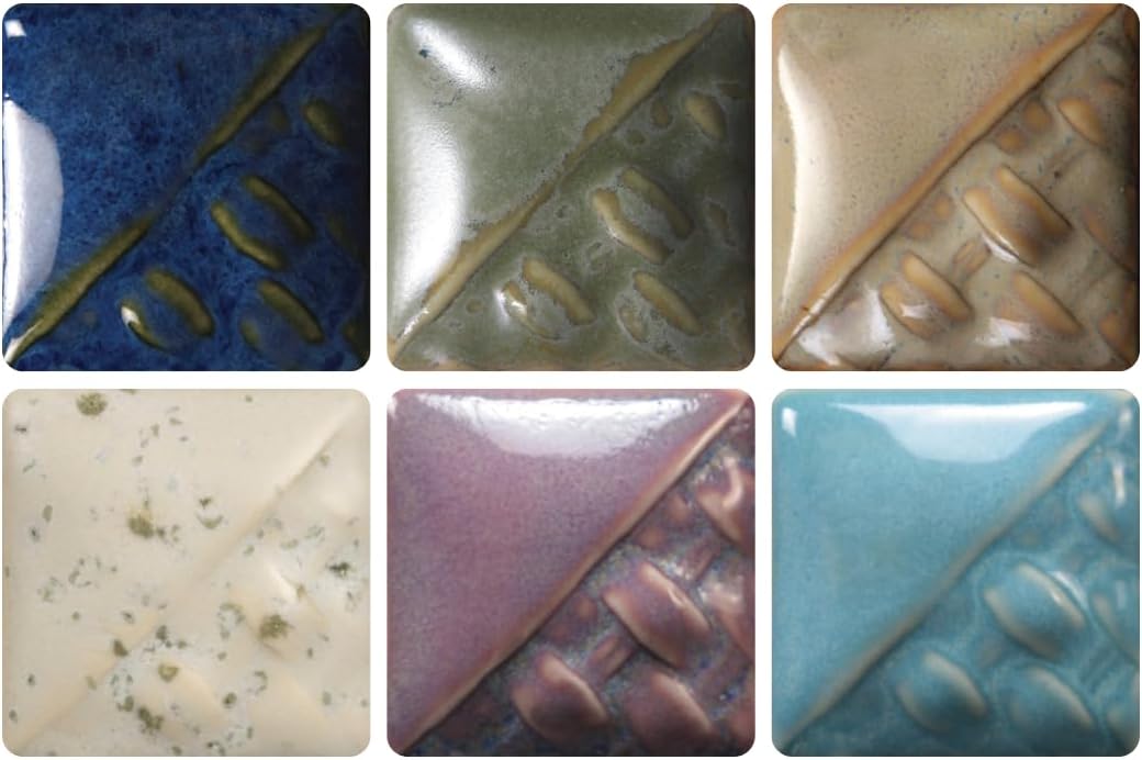 Mayco Stoneware Glaze Kit #3 - Set of 6