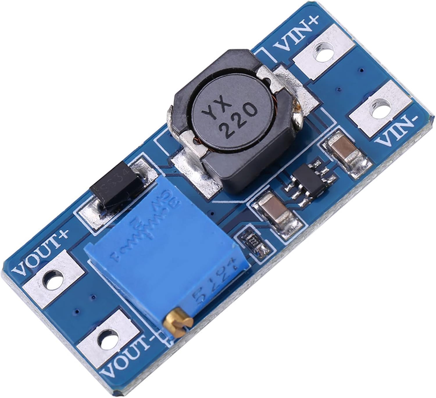 Hyuduo MT3608 DC-DC 2A Boost Converter Module, Voltage Step Up Power Supply, Boost Converter Power Regulator