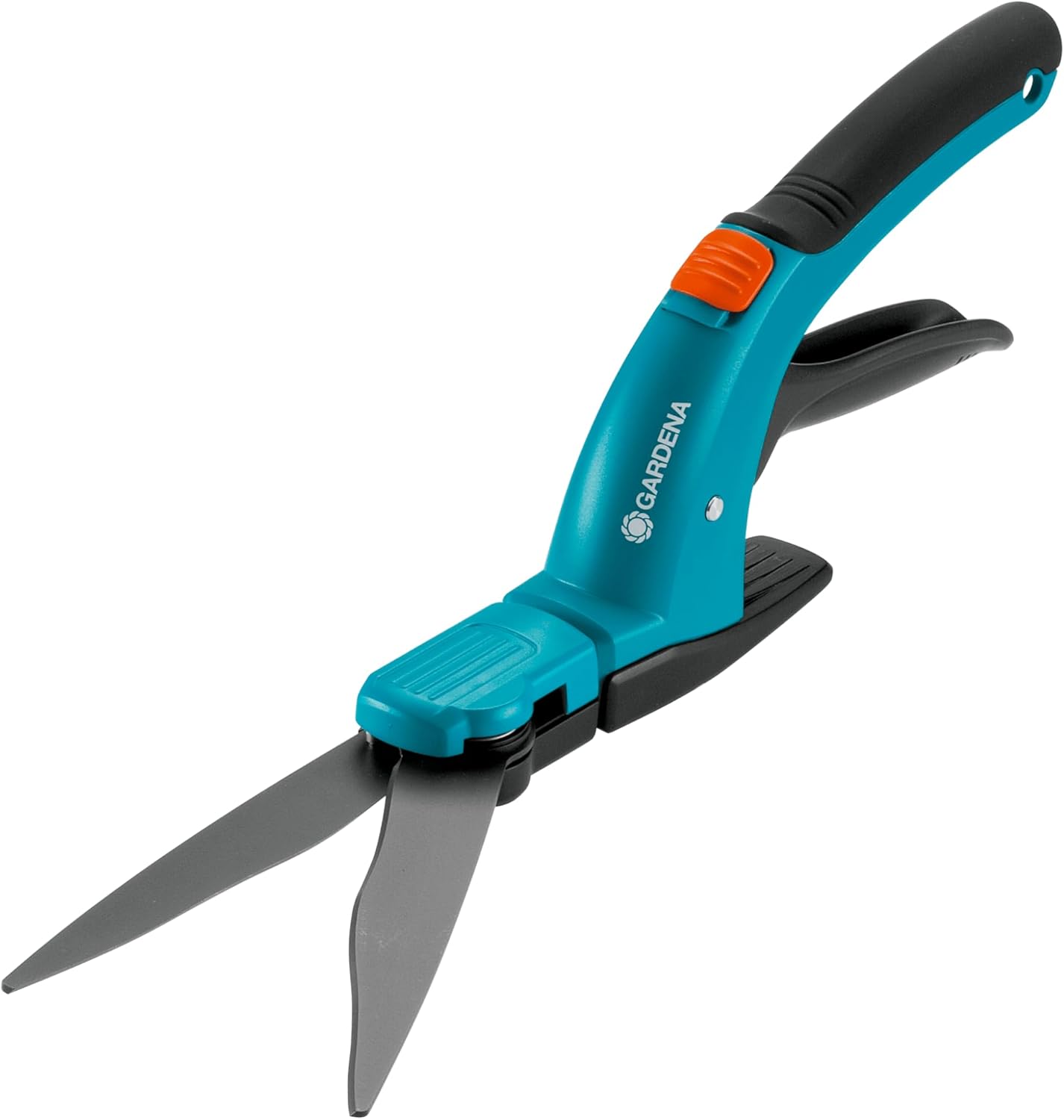 Gardena Comfort Grass Shears: high Shear with Serrated Cutting Blade, Non-Stick Coating, Runner for a Constant Cutting Height, Ergonomic Grip, for Right-Handed (8733-20)