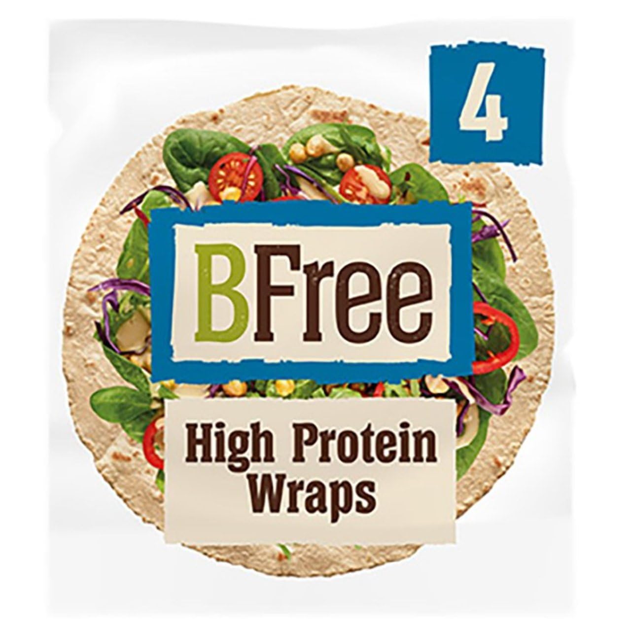 BFree High Protein Wraps 168g Gluten Free Wheat Free Dairy Free Vegan Friendly - 2 Pack in a Premier Life Store Box