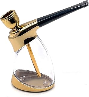 Portable Mini Hookah Set with Shisha Accessories Handheld Hookahs Set HT9527 Gifts for Boyfriend Father Husband or friends Golden