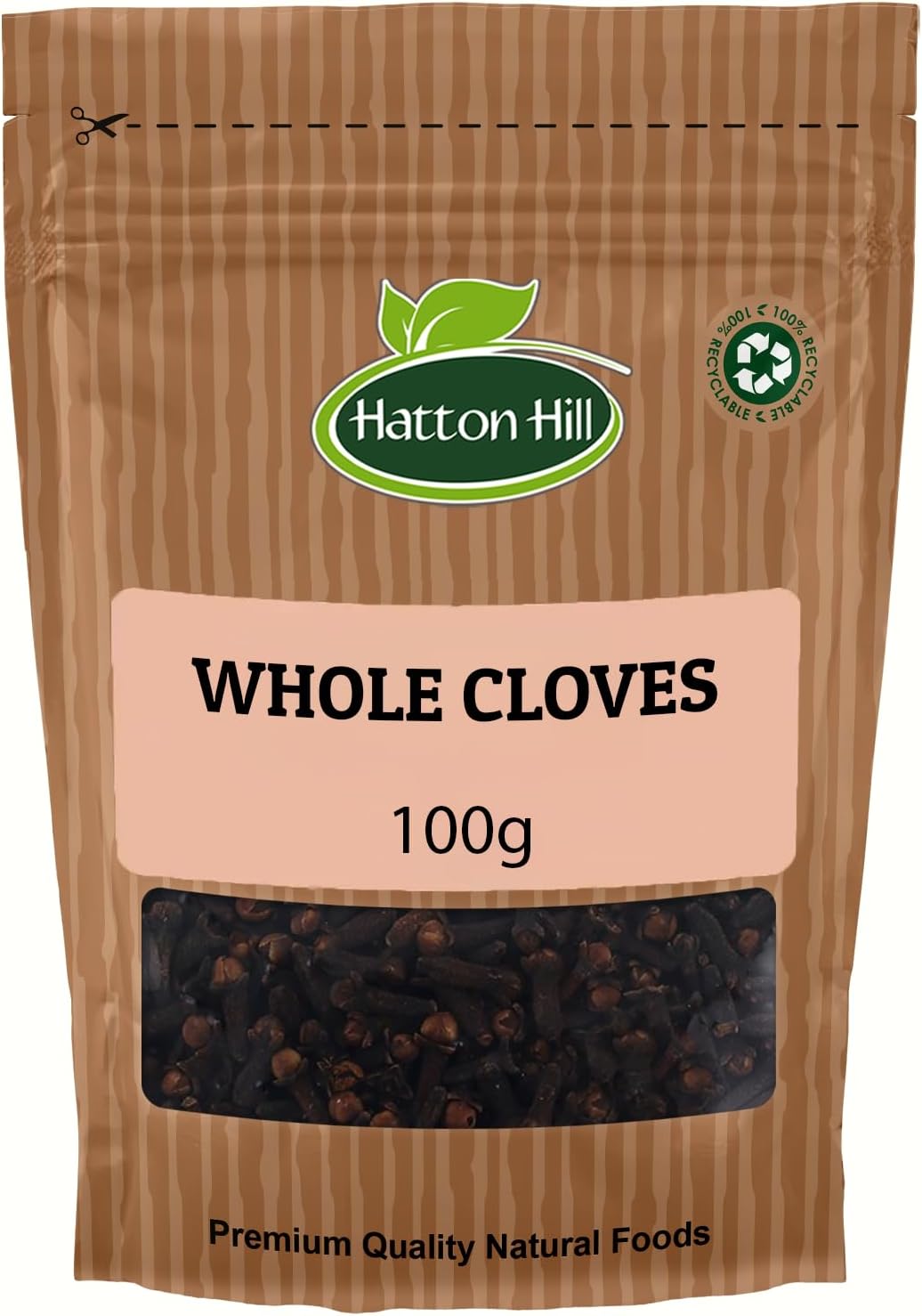 Cloves Whole 100g by Hatton Hill | Aromatic Spice for Rich, Warm Flavor in Cooking, Baking