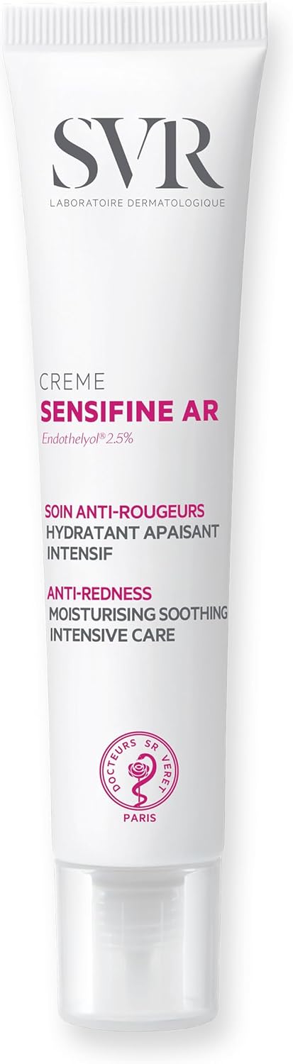 SVR SENSIFINE AR Cooling Hydrating Rosacea Cream for Face, Intensive Soothing Anti-Redness Moisturiser, 40ml