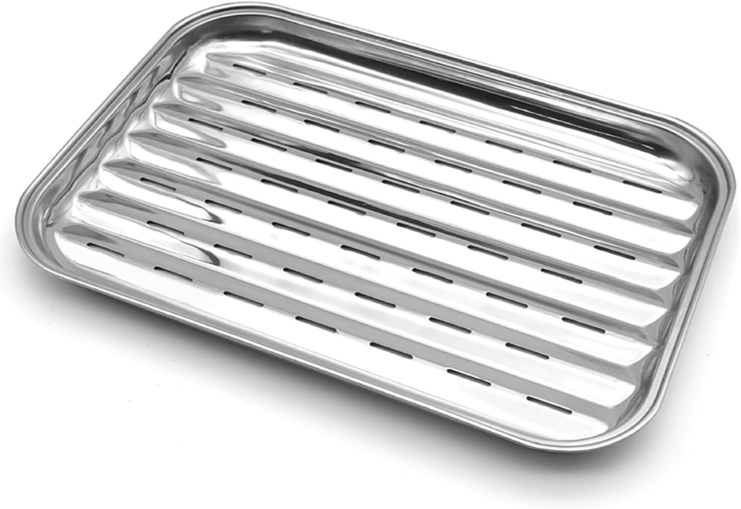 Grill Topper Pans for Gas Stove Top, 13"x9"Stainless Steel Grill Tray for Outdoor Grill, BBQ Grill Accessories for Barbecue Grills Outdoor Cooking, Prevents Food from Falling into Grill Rack