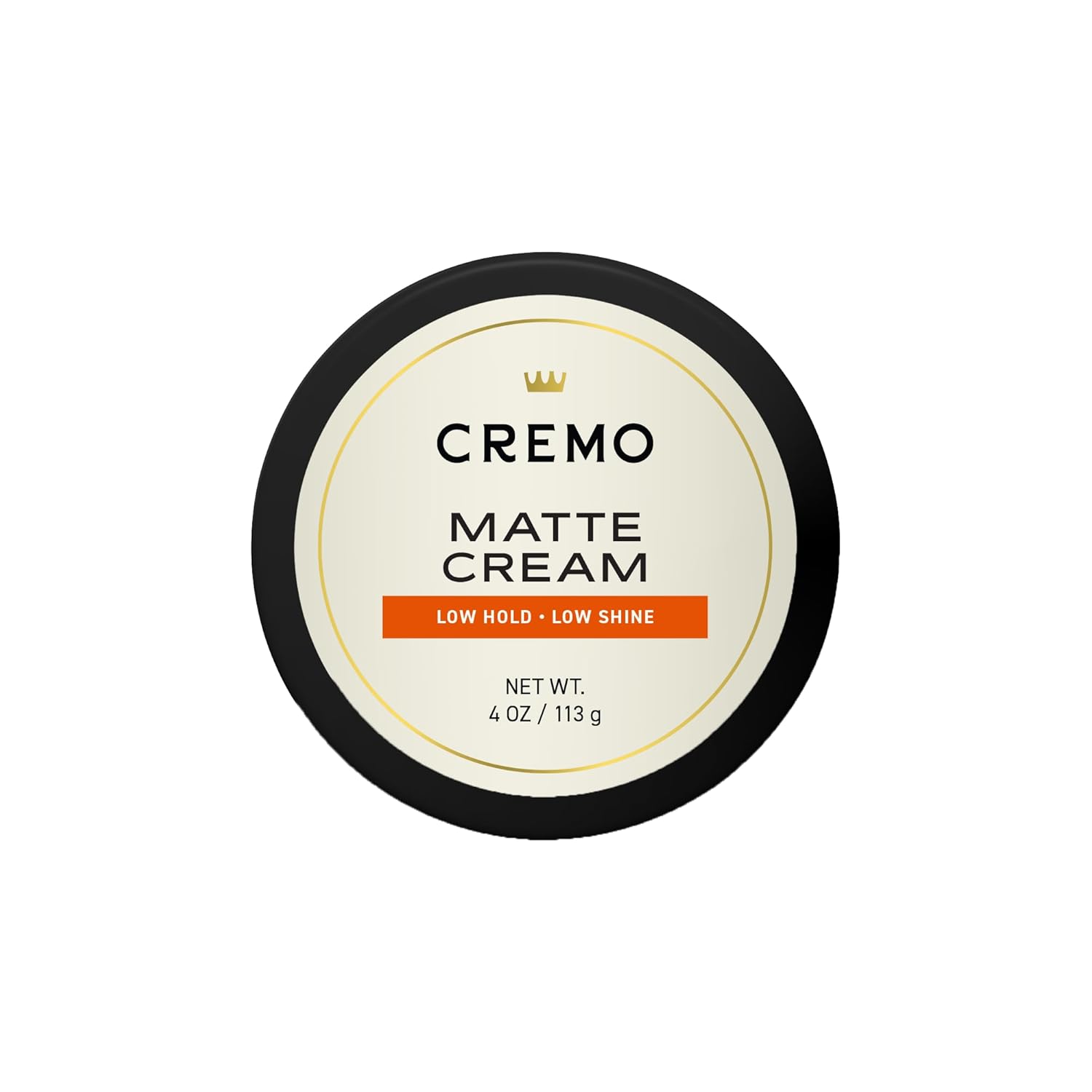 Cremo Hair Styling Matte Cream, Premium Barber Grade, Light Hold, Low Shine, Hair Cream and Hair Products For Men, 4 Oz