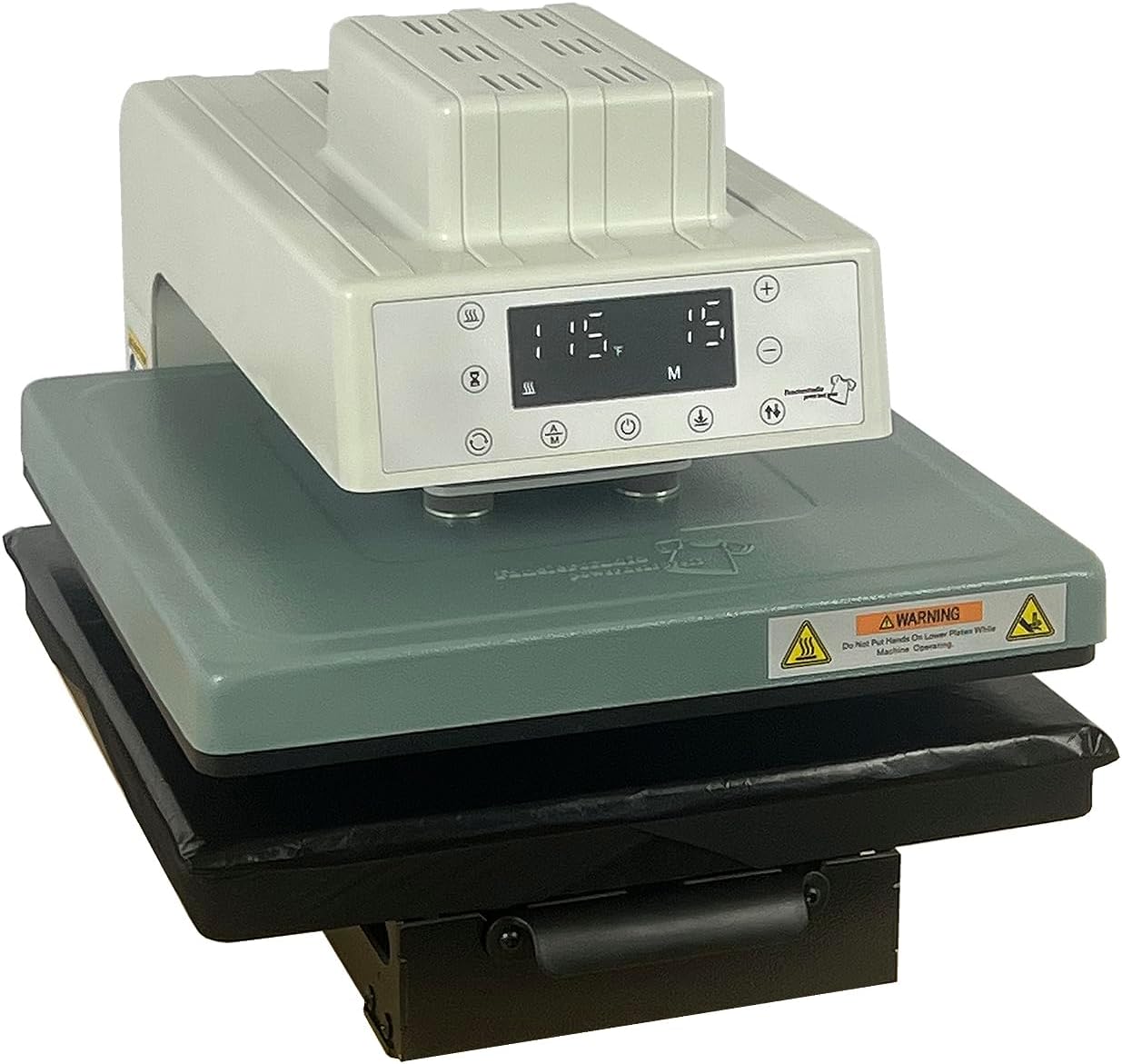 Fancierstudio 15x15 Auto Heat Press Machine Digital DTV HTV Sumblimation Heat Press Ink Transfer Press None Stick Cover includded Model AP15x15 AW