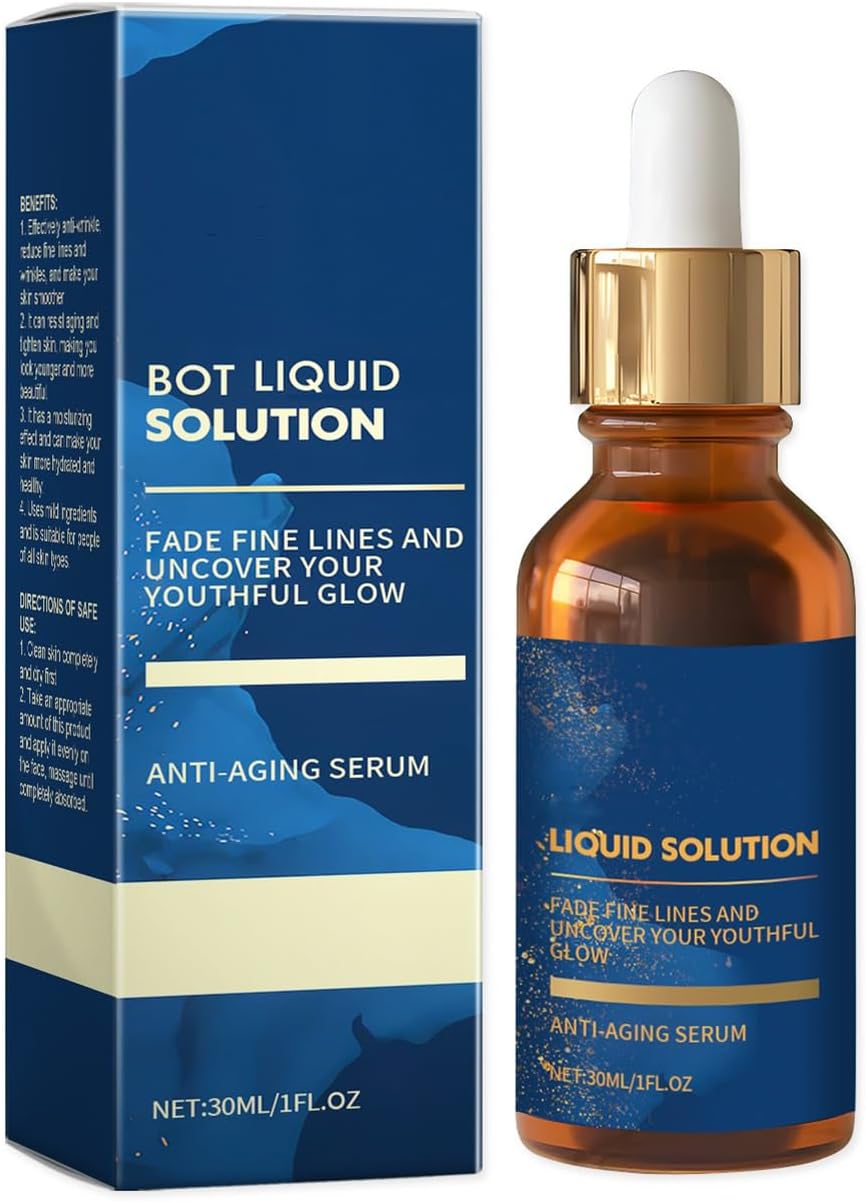 Boto-x Serum, Boto-x Liquid Solution, Liquid Solution, Olavita Solution Facial Serum for Reduce Wrinkles, Fine Lines& Plump Skin (One Size, 1Pcs) (One Size, 1Pcs)