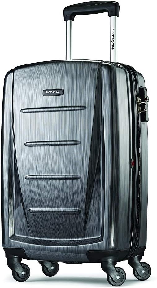Samsonite Winfield 2 Hardside Luggage with Spinner Wheels, Carry-On 20-Inch, Charcoal
