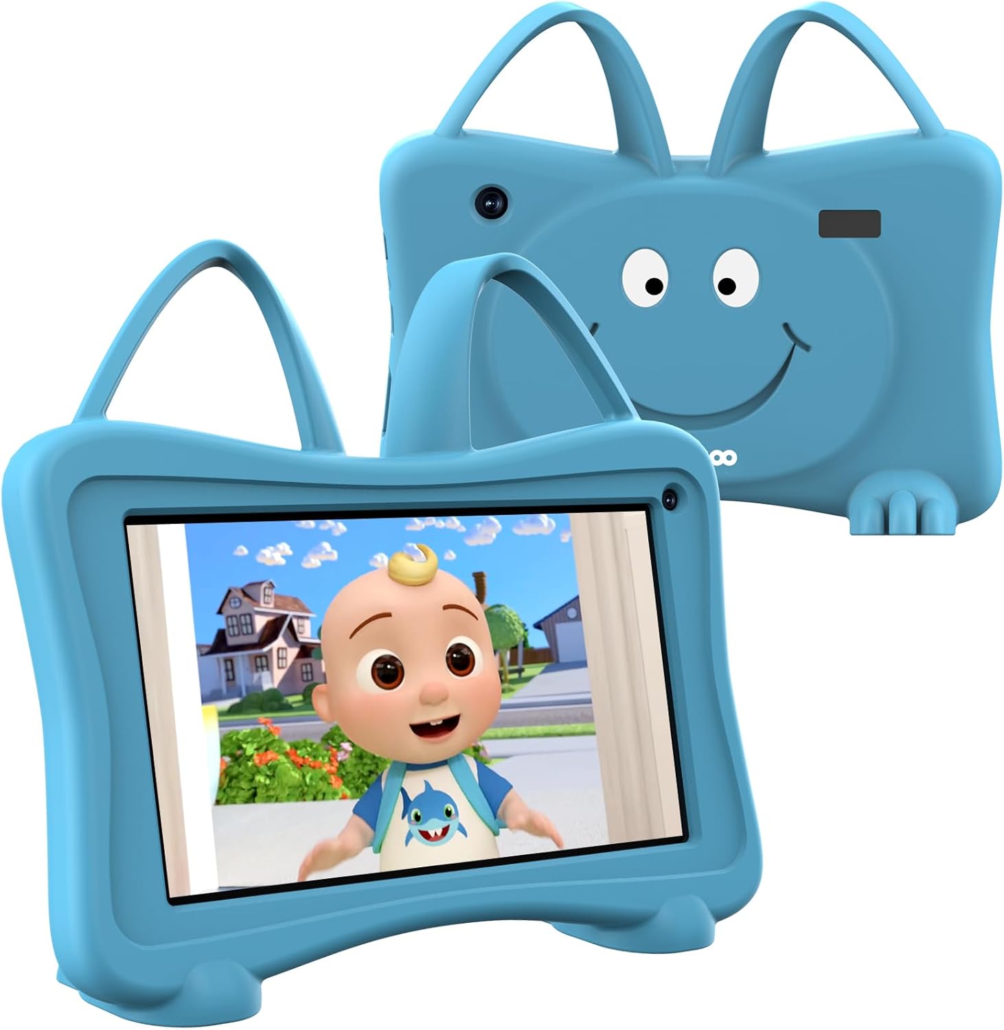 Kids Tablet 7 Toddler Children's Learning Tablet with WiFi, YouTube, Parental Control, Durable Case Education Learning Apps for Boys Girls (Blue)