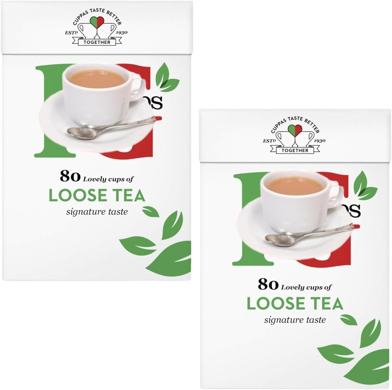 Loose Tea Bundle With PG-Tips Loose Leaf Tea 250g (2 Pack)