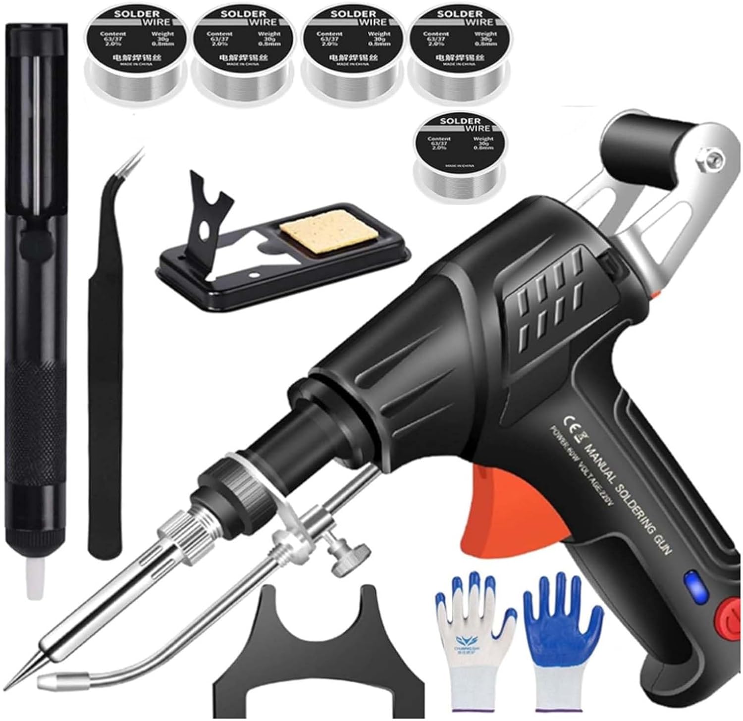 Generisch Ayyecoeeye Welder 3-in-1 Handheld Laser Welding Tool, Laser Welding Device for All Metals Welding, Rust Removal, Cutting with Five Volumes Spare Tin Wire (Black)