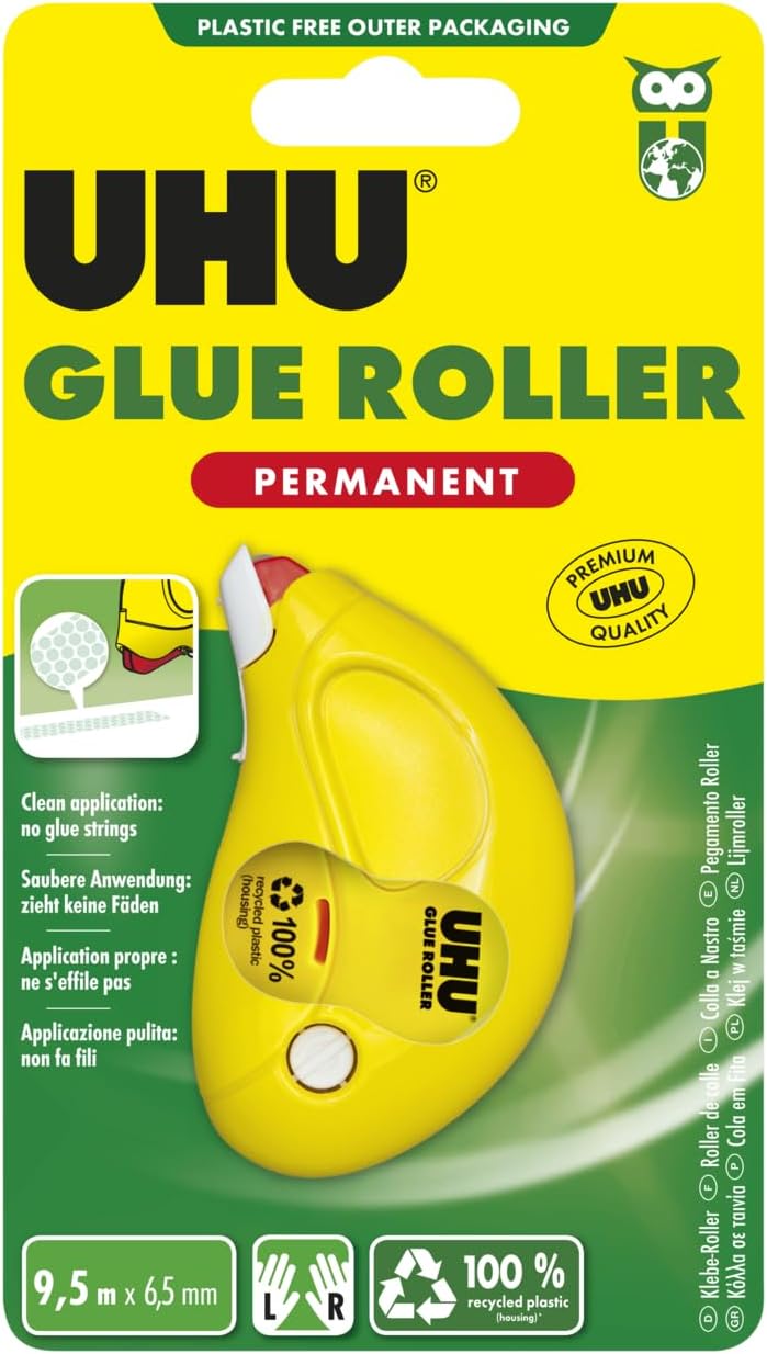 UHU Glue Roller Permanent 9.5 M x 6.5 mm