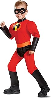 Disguise Disney Pixar Dash Incredibles 2 Muscle Toddler Boys' Costume, Medium/(3T-4T)