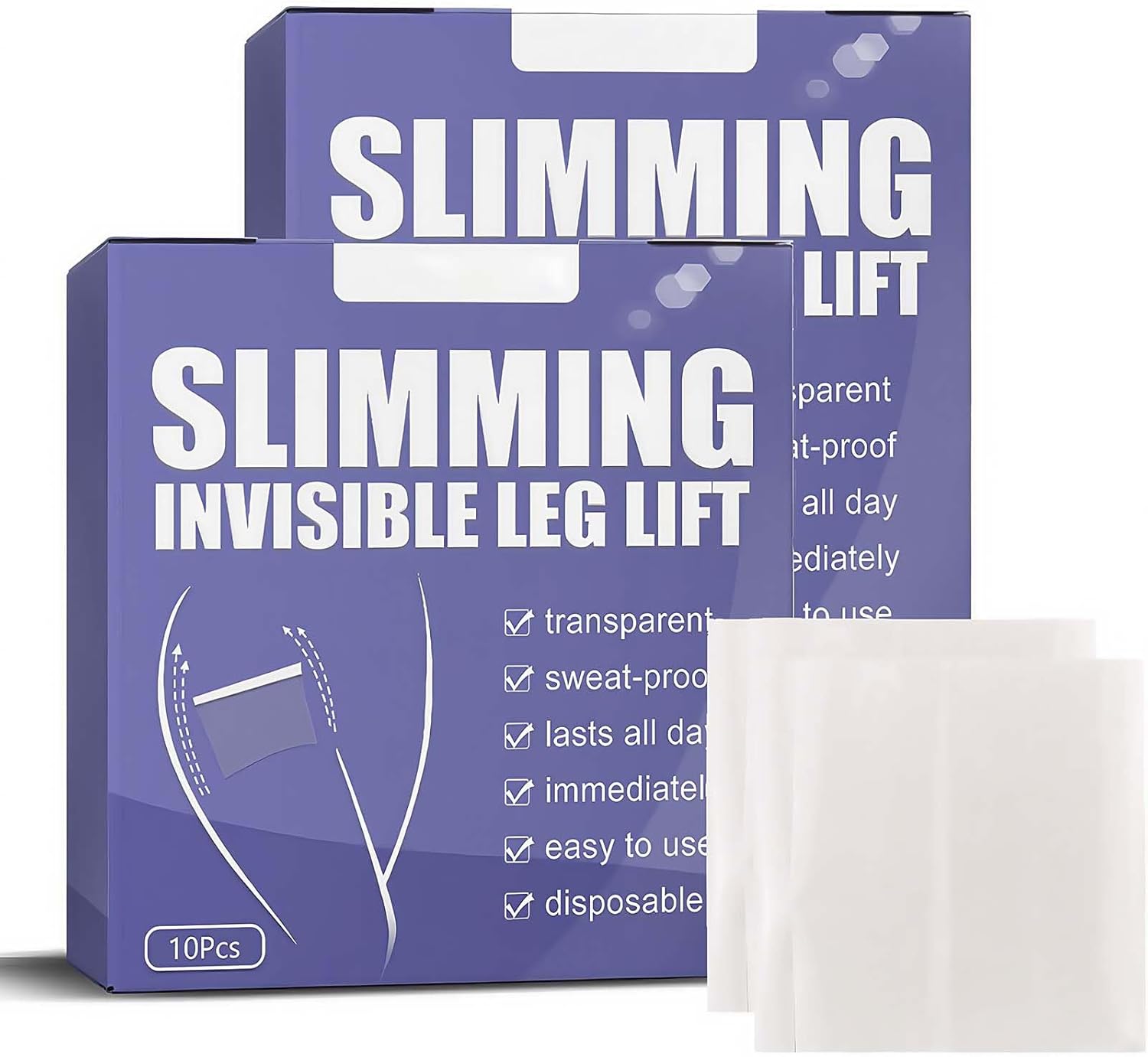 20pcs Body Tape for Skin, Leg Lifter & Thigh Lift Tape – Firming Body Shaping, Invisible Patches, Sweatproof Leg Lifting Sticker for Immediate Lift, Effortless Thigh Lifters