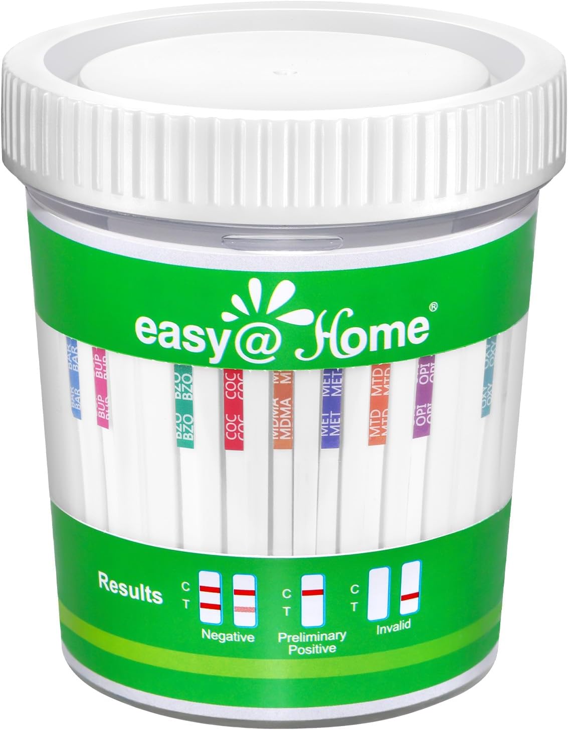 Easy@Home 14 Panel Drug Test Cup, 100 Pack at Home Multi Drug Urine Test