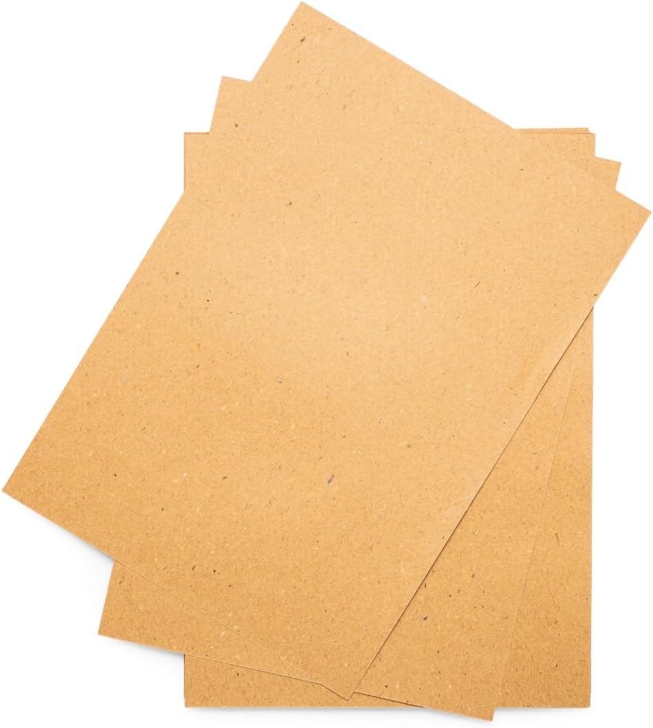 Hawksbill 100 A4 Brown Kraft Paper 100 GSM for Crafts Origami Art