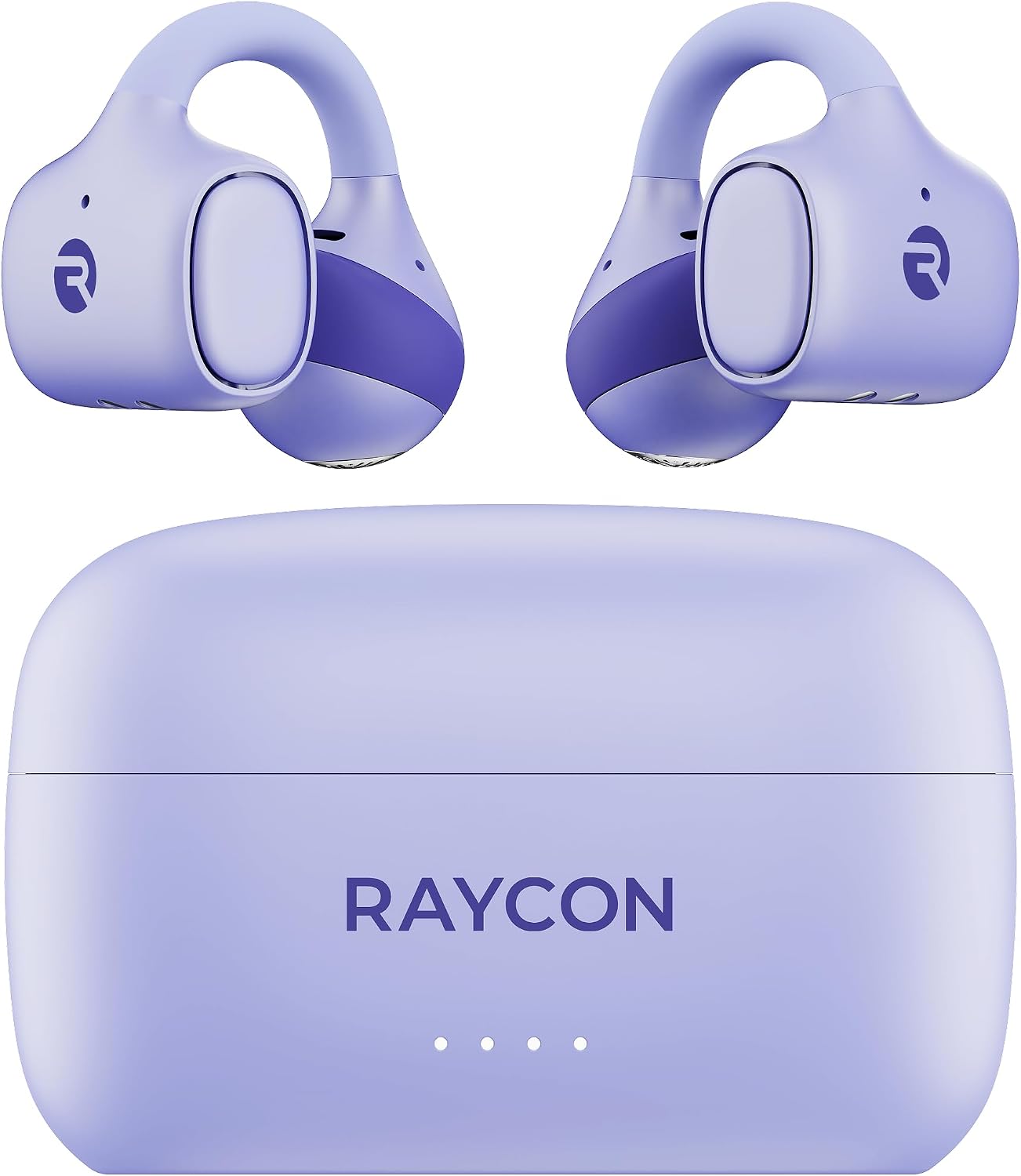 Raycon Everyday Clip On Earbuds, Open Ear & Water Resistant, 30Hr (Purple)