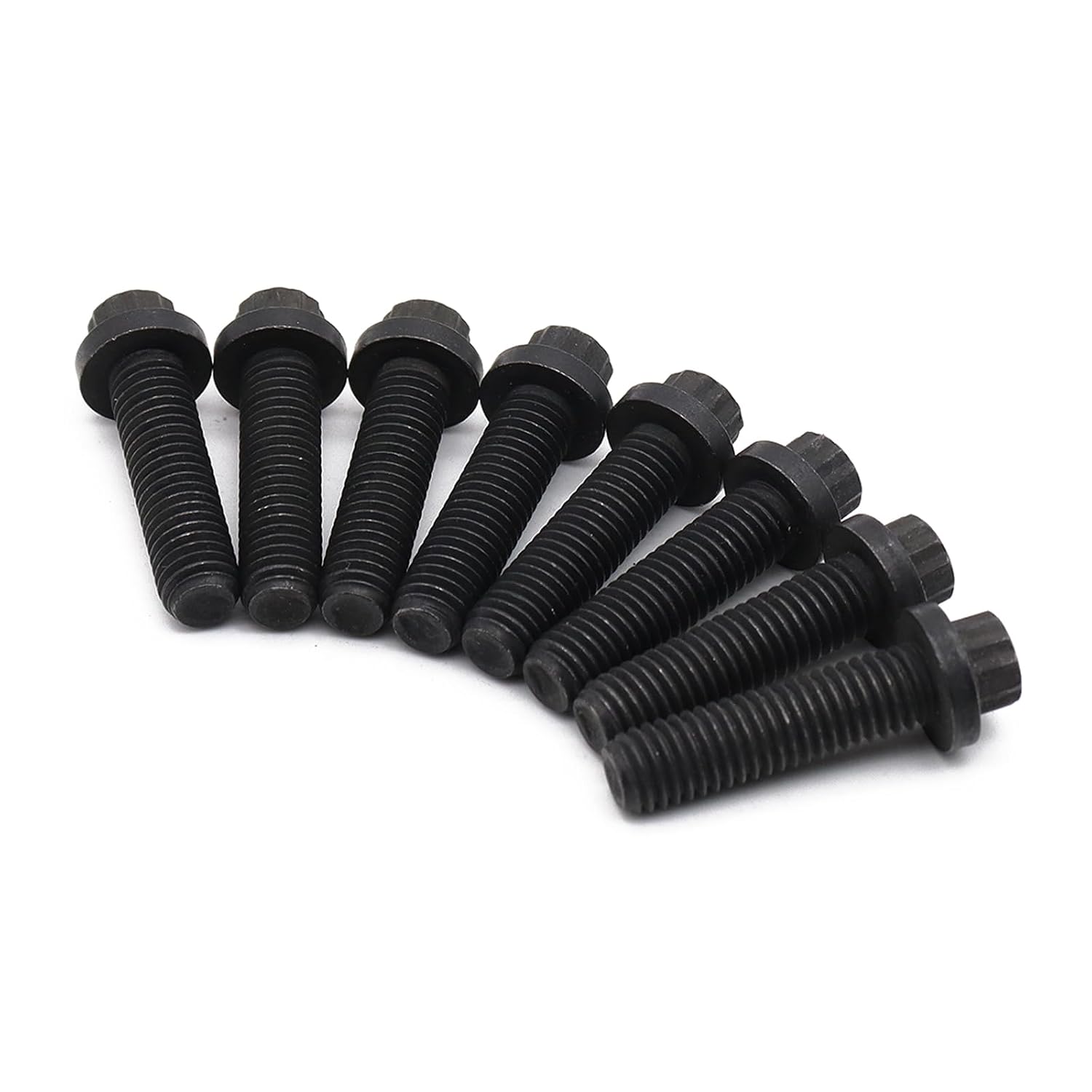 8 Pcs Front Driveshaft to Transfer Case Bolts Compatible with Jeep Wrangler TJ Cherokee XJ Grand Cherokee ZJ WJ Dodge Durango Dakota, Replaces 6036415AA,J0181613