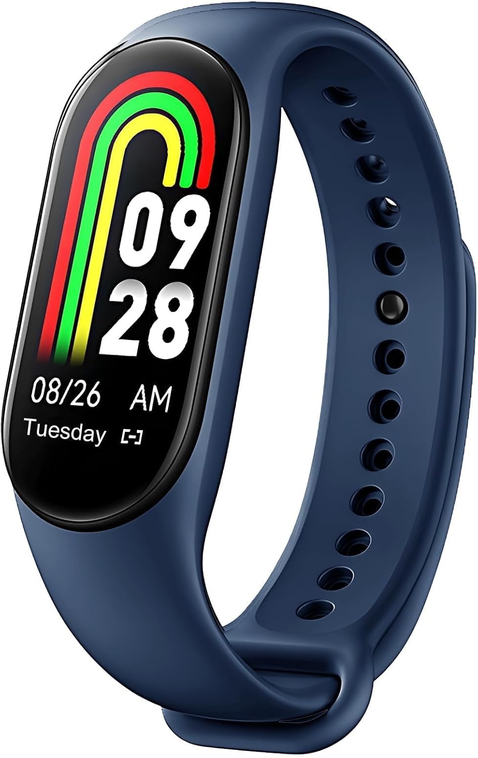 Fitness Activity Trackers with All-Day Heart Rate Blood Pressure Blood Oxygen Sleep Monitoring Step Running Calorie Counter IP67 Waterproof Pedometer Sports Watch for Women Men Kids Seniors Blue