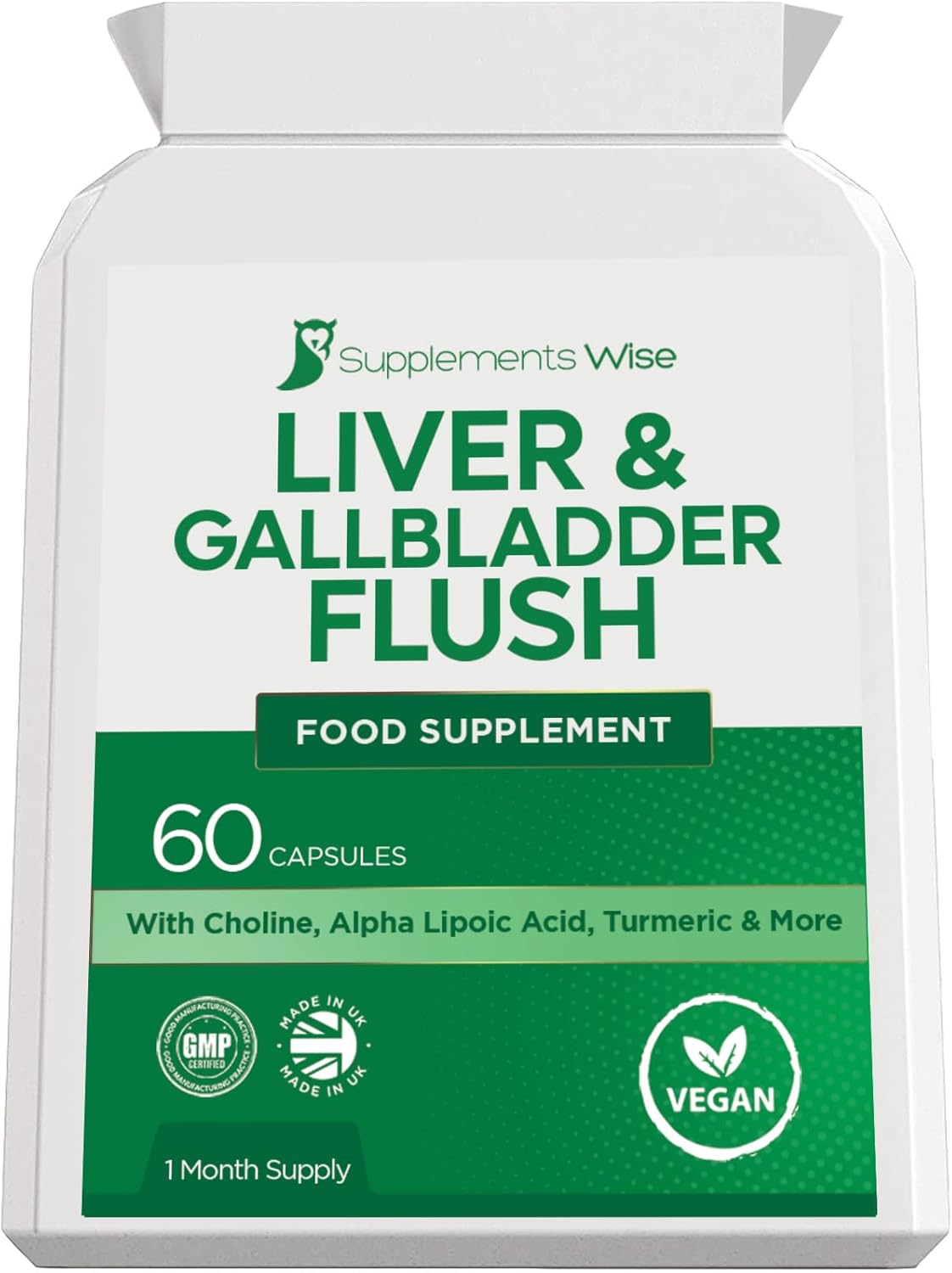 Liver and Gallbladder Flush - Liver Cleanse Detox and Repair Complex - Powerful Gallbladder Support Supplements - 12 Ingredient Detox Formula with Choline, Alpha Lipoic Acid and More - 60 Capsules