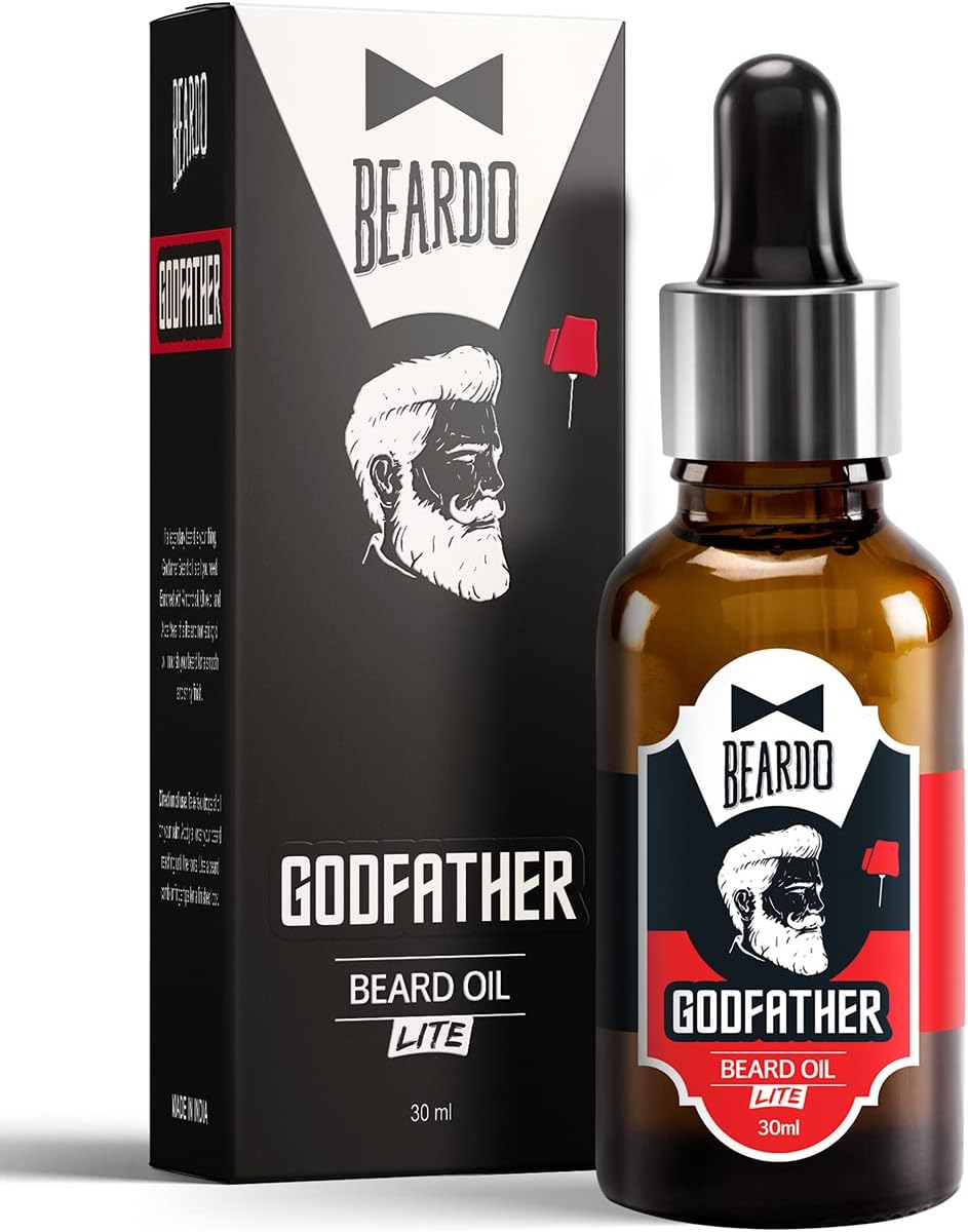 Beardo Godfather Lite Beard and Moustache Oil, 30 ml | Made in India