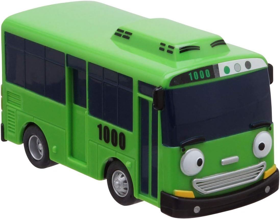 The Little Bus Tayo - Rogi Bus Cars Toy Pull-Back Motor Vehicle Ride car Toys for Kids (Rogi)