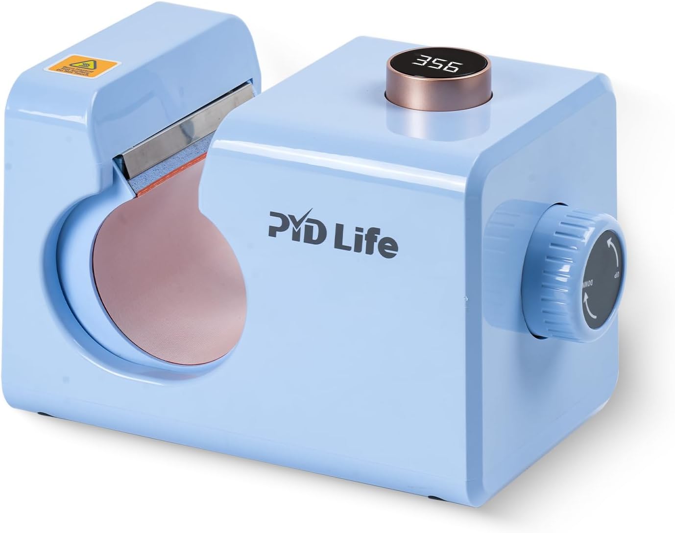 PYD Life 110 V Mini Mug Heat Press Machine Light Blue Touch Screen for 11 OZ 15 OZ Sublimation Mugs Tumblers Cups Printing Adjustable Pressure