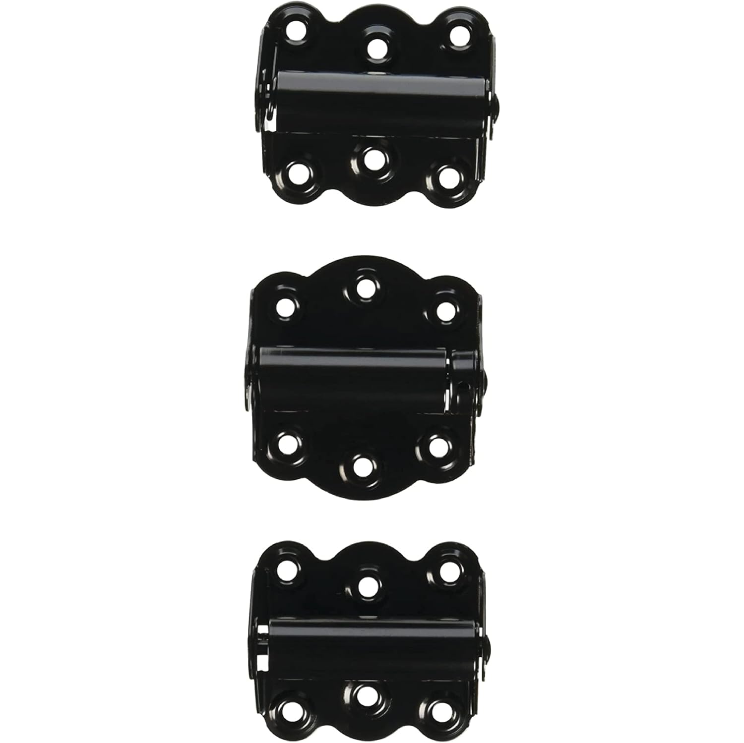 Wright Products (3-Pack) 2-3/4 in. Black Self-Closing Adjustable Hinge