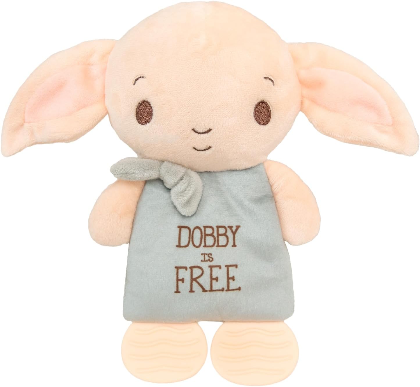 Kids Preferred Harry Potter Dobby Teether Plush Toy Crinkle Cloth for Newborn Baby Boys and Girls 9.5 inches