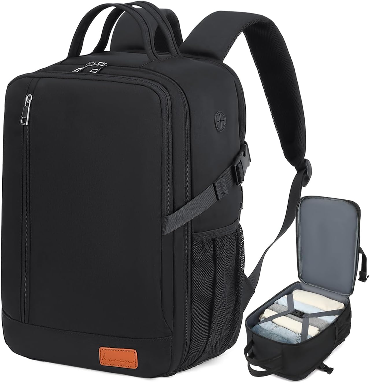 for Ryanair Cabin Bags 40x20x25 Underseat Anti Theft Carry-ons, Travel Backpack Cabin Size Hand Luggage Bag with Water Bottle Holder