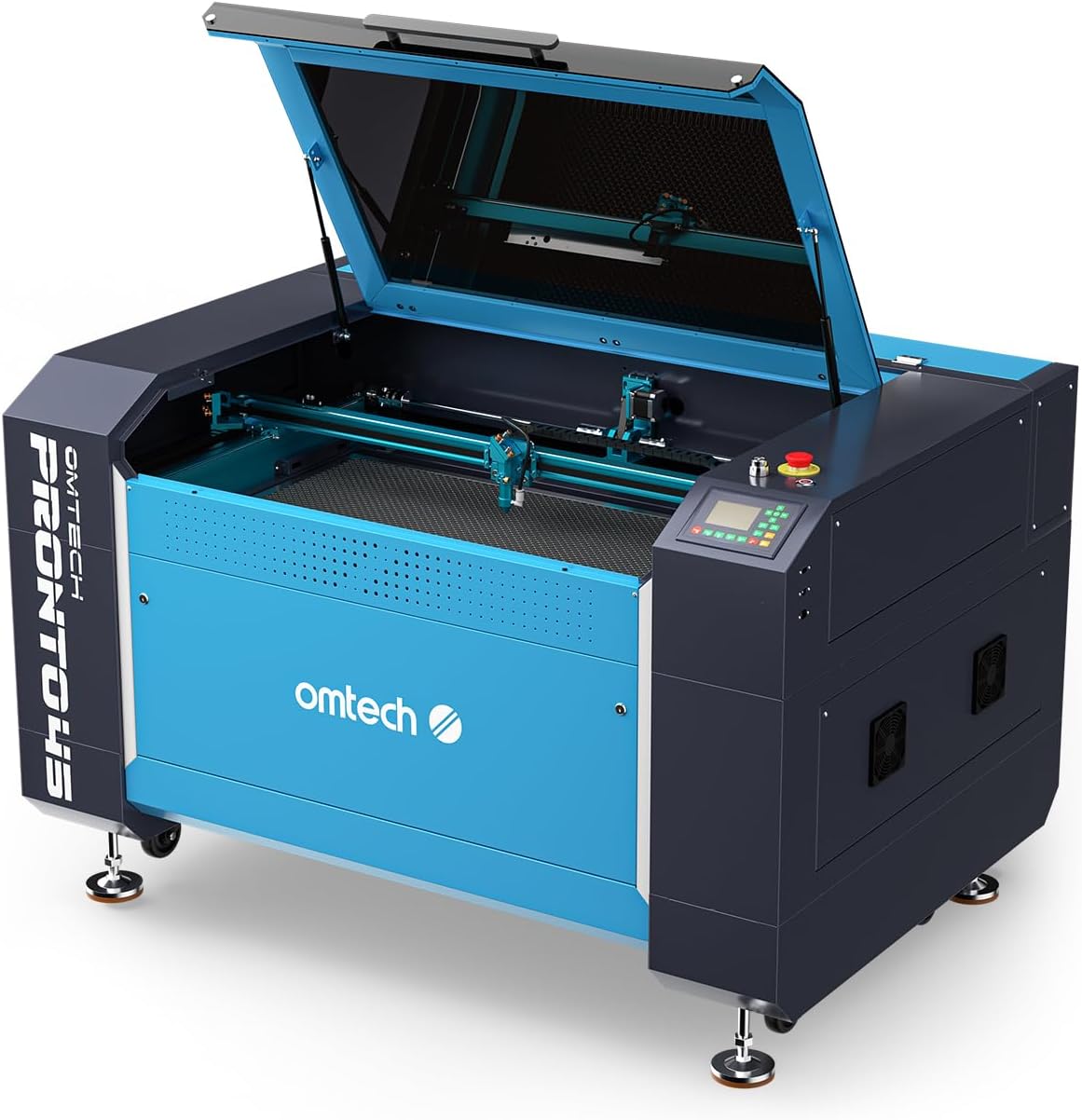 OMTech 100W CO2 Laser Engraver, 1000x600 mm Laser Engraving Machine with Autofocus 2 Way Pass Air Assist Red Dot Pointer, Commercial Laser Cutting for Wood Glass Acrylic(with LightBurn Software)